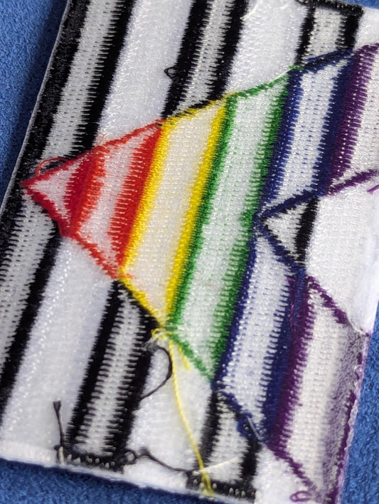 Patch Thermocollant Drapeau Allié LGBTQIA+ Pride, Support Inclusif, Brodé, rectangle