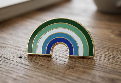 Pin's pansexuel émail LGBTQIA+, badge soutien fierté queer, 12 drapeaux
