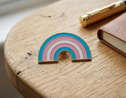 Pin's arc-en-ciel émail LGBTQIA+, badge soutien fierté queer, 12 drapeaux