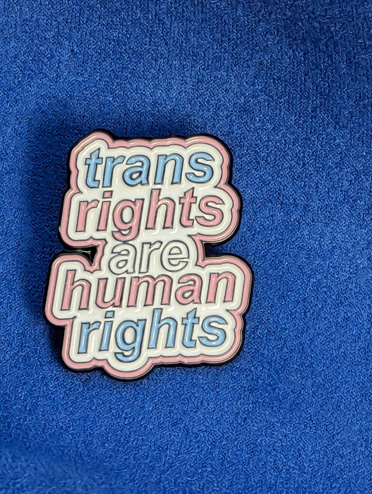 Badge Droits Trans Droits humains drapeau fierté, Pin's émail militant LGBTQIA, Égalité des genres