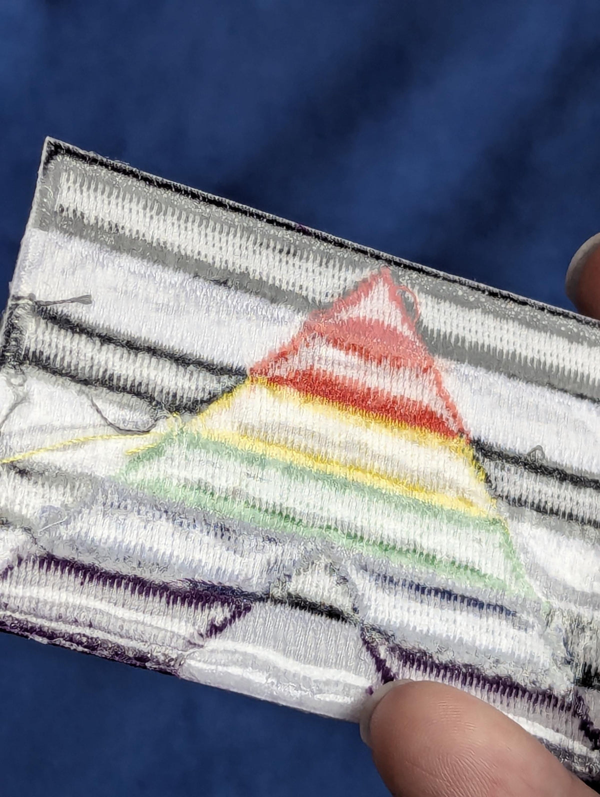 Patch Thermocollant Drapeau Allié LGBTQIA+ Pride, Support Inclusif, Brodé, rectangle