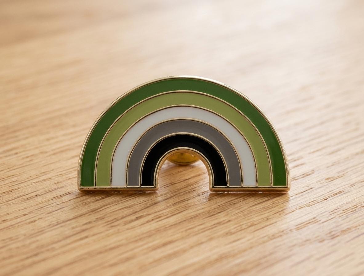 Pin's arc-en-ciel émail LGBTQIA+, badge soutien fierté queer, 12 drapeaux
