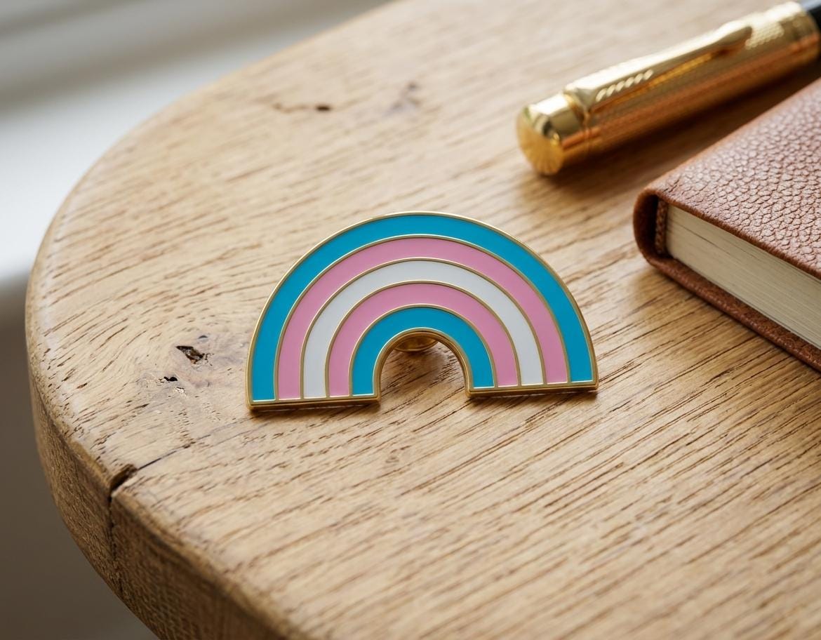 Pin's pansexuel émail LGBTQIA+, badge soutien fierté queer, 12 drapeaux