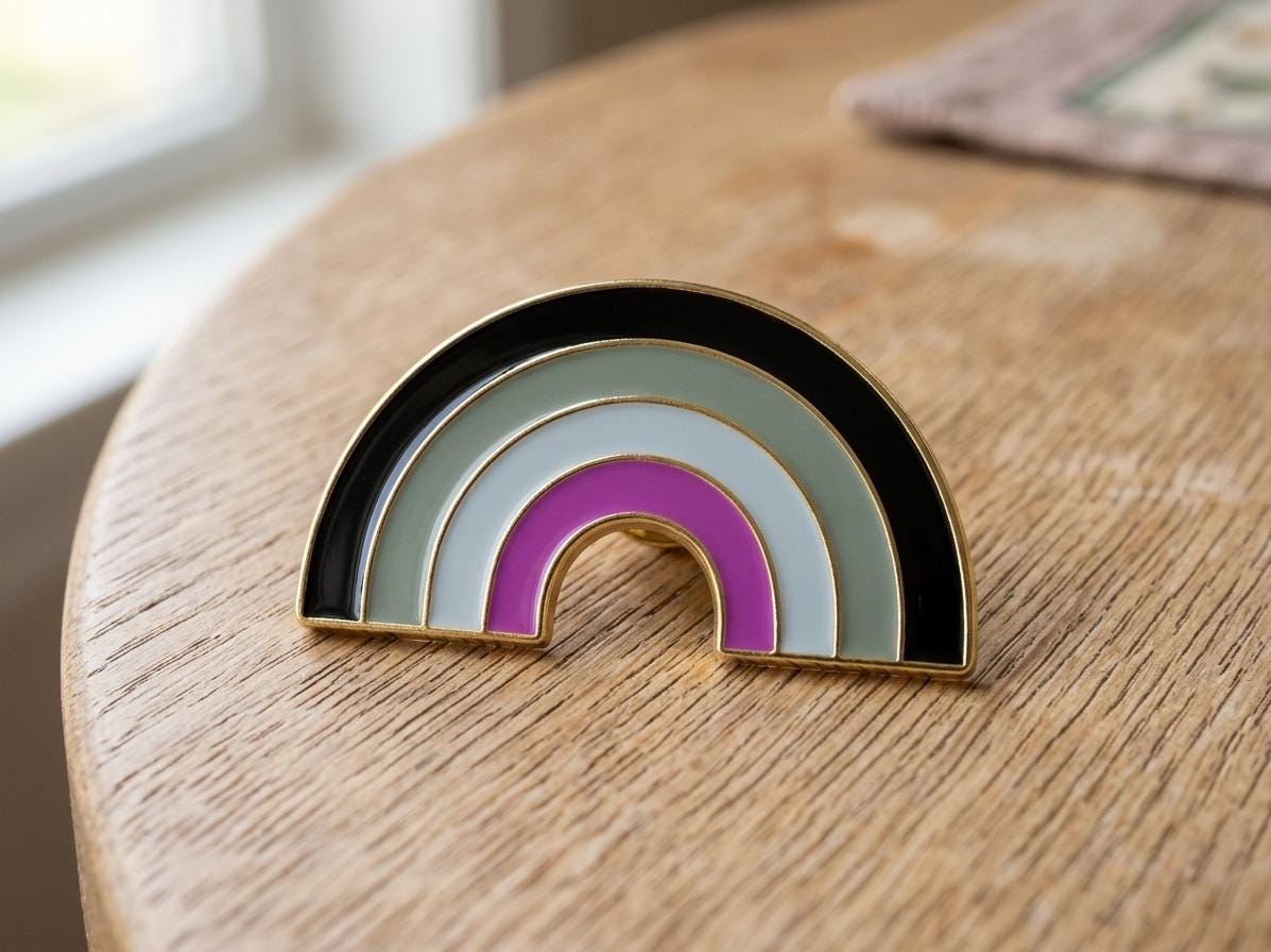 Pin's arc-en-ciel émail LGBTQIA+, badge soutien fierté queer, 12 drapeaux